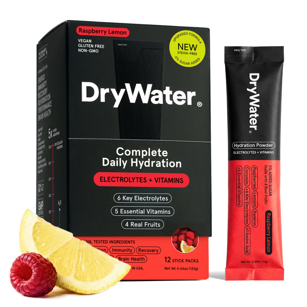 DryWater Electrolyte Hydration Powder with Vitamins

