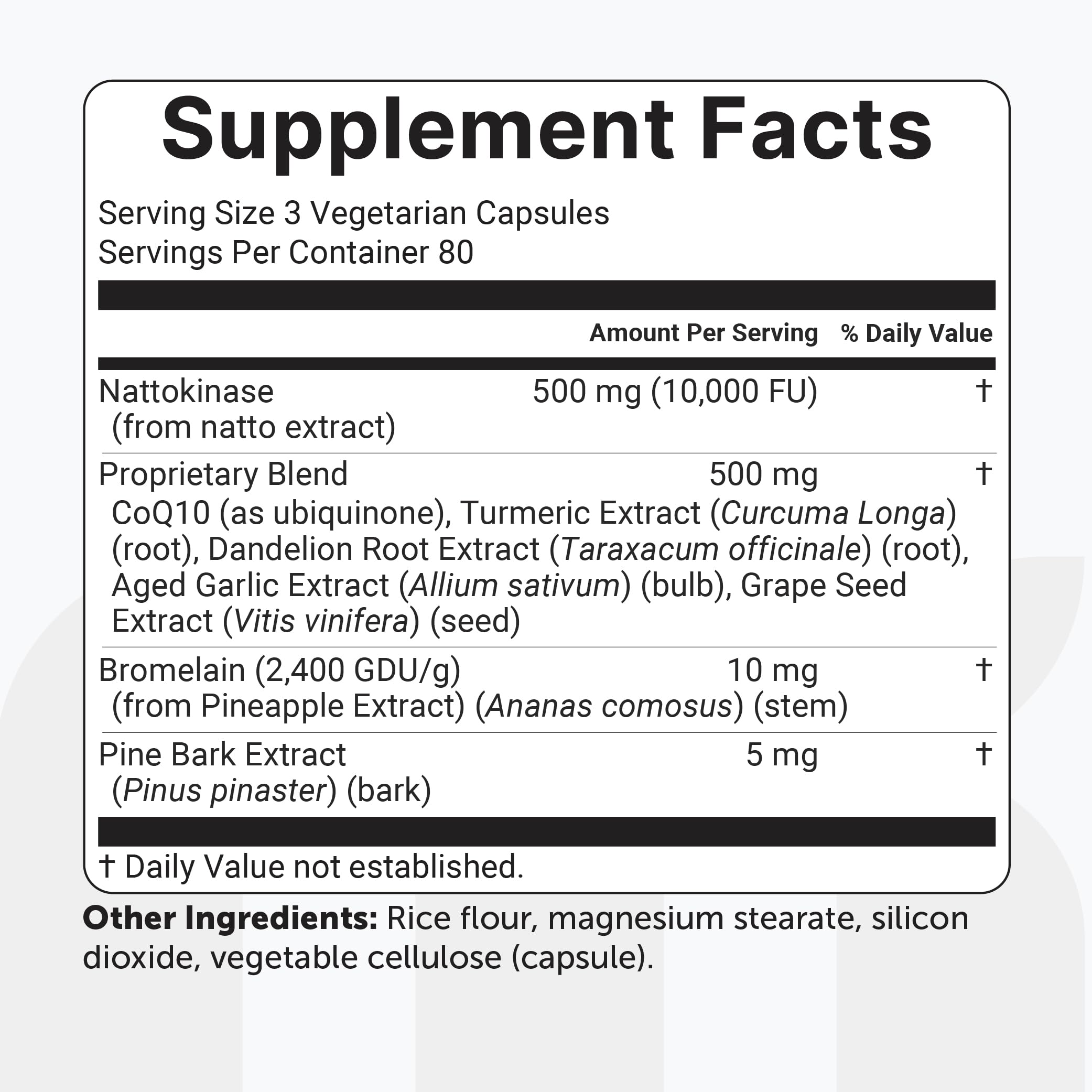 Nattokinase Enzyme Supplement by Micro Ingredients

