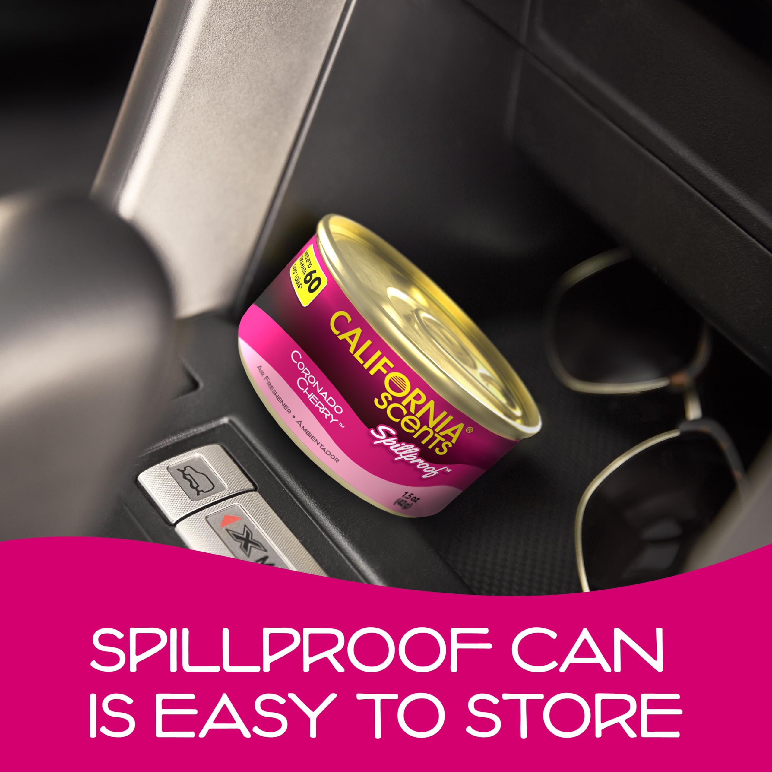 California Scents Car Air Freshener Spill-Proof Can

