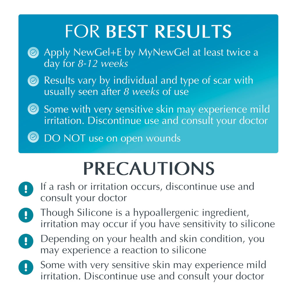 MyNewGel Silicone Scar Gel with Vitamin E - Scar Care

