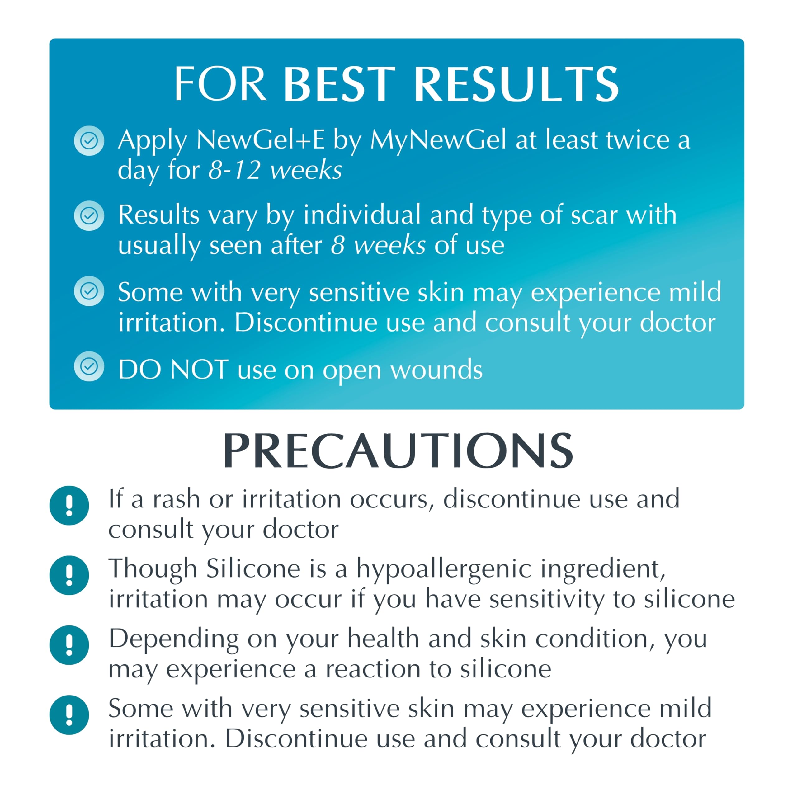 MyNewGel Silicone Scar Gel with Vitamin E - Scar Care

