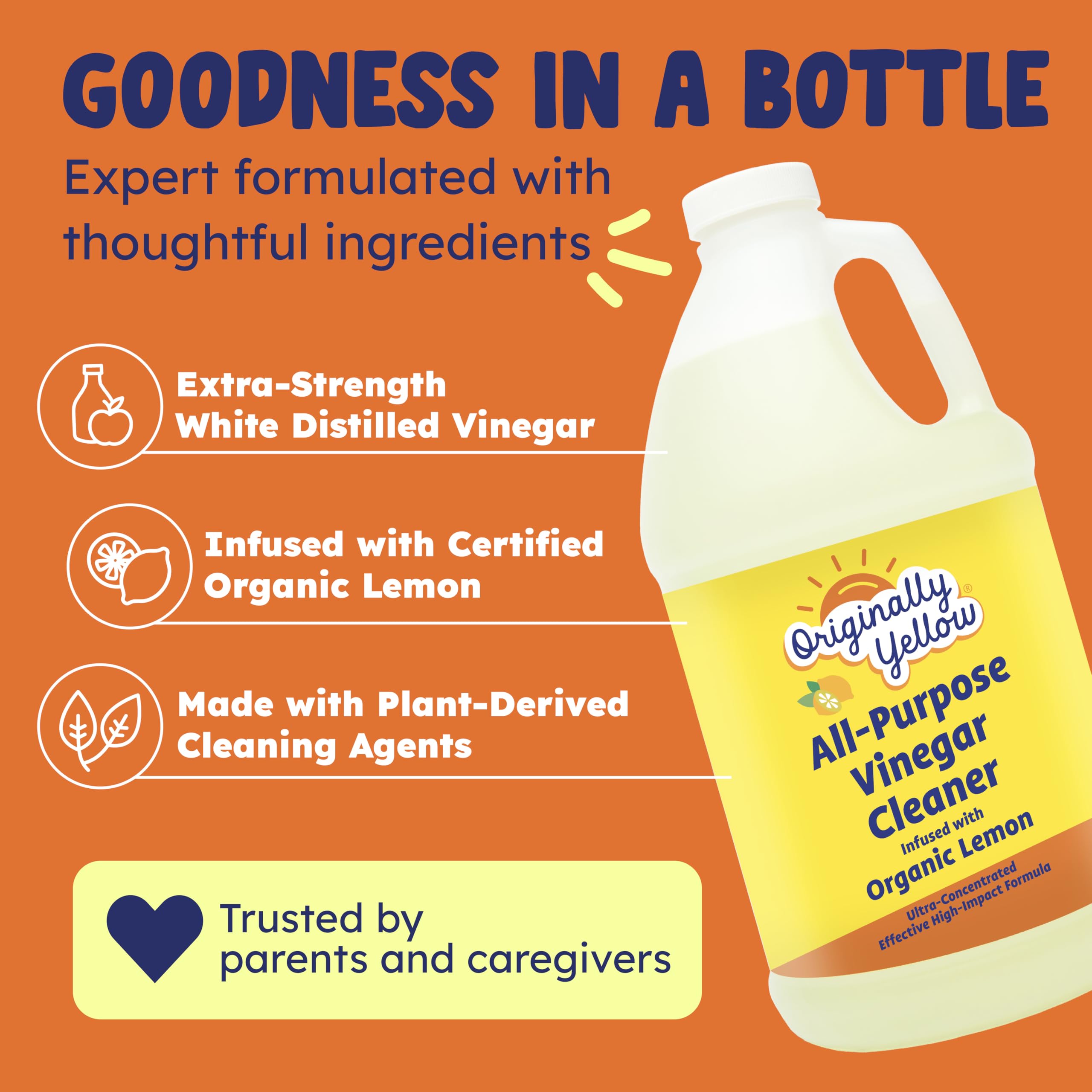 Originally Yellow Cleaning Vinegar - All-Purpose Cleaner

