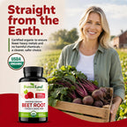 ForestLeaf Beet Root Capsules 1000mg Ginger Grape Seed

