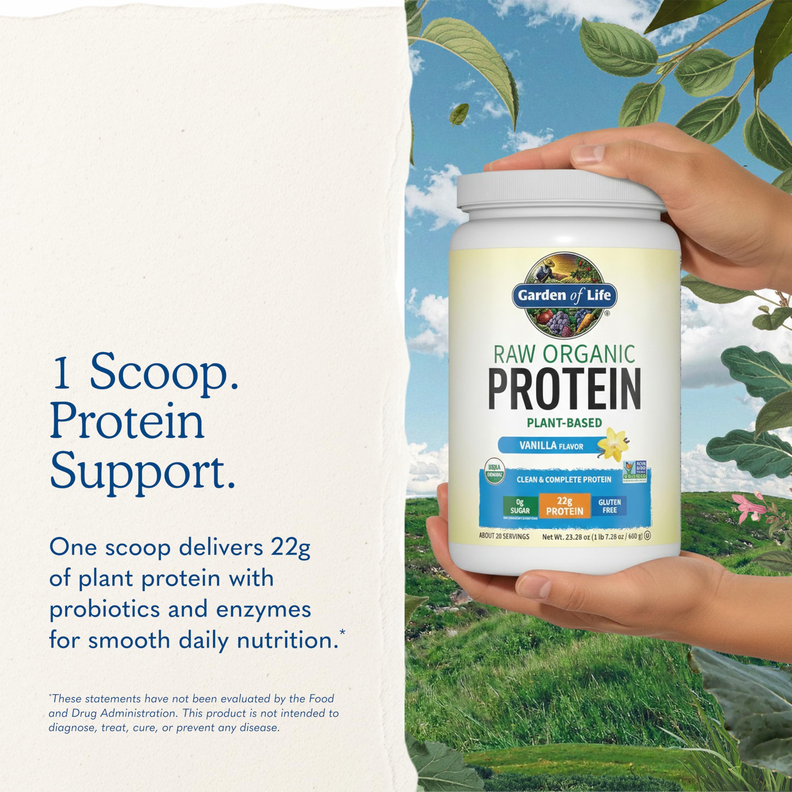 Garden of Life Vegan Protein Powder with Probiotics

