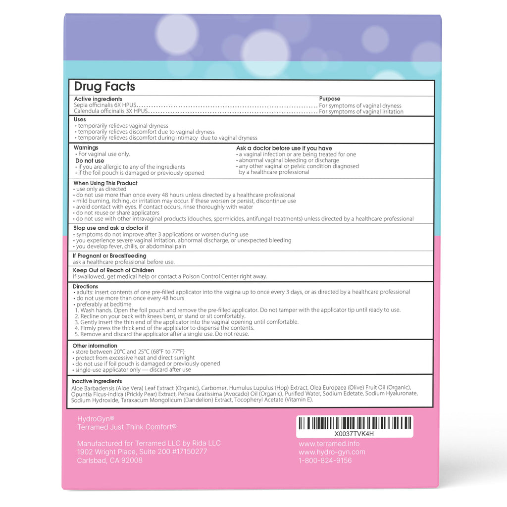 Hydro GYN Vaginal Moisturizer - Hormone-Free Hydration

