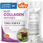 VEV Multi Collagen Peptides Powder Types I to X

