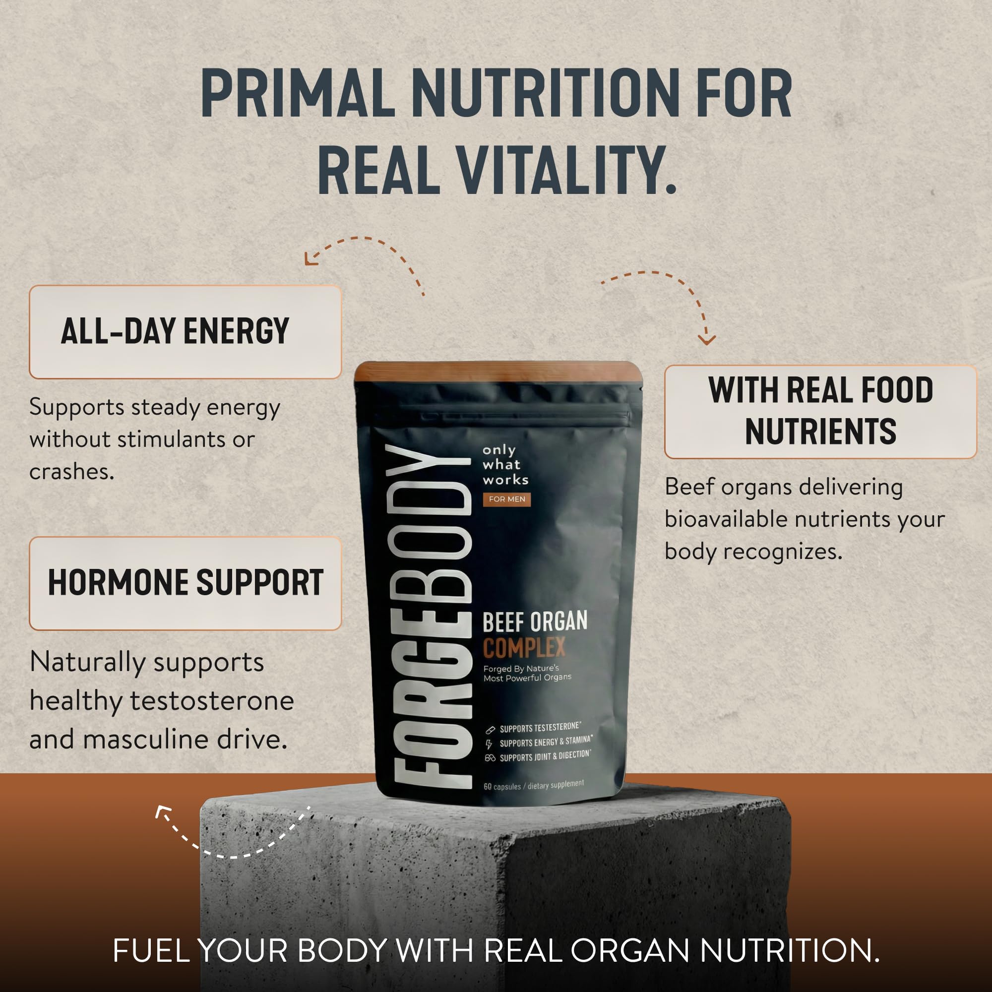 FORGEBODY Beef Organ Complex | Ancestral Nutrition

