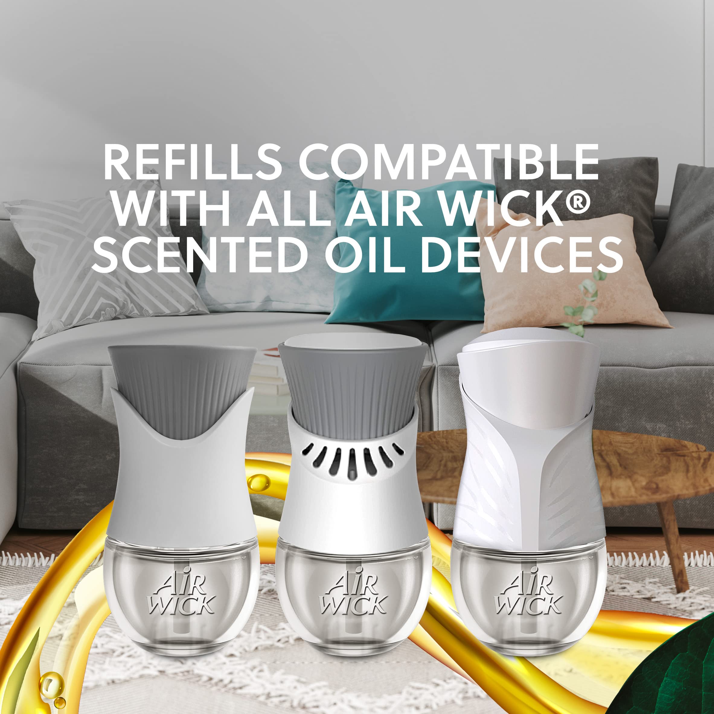 Air Wick Plug-In Scented Oil Refills - Long-Lasting Fragrance

