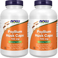 NOW Foods Psyllium Husk Capsules with Pectin for Digestive Health