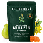 Betterbrand Mullein Gummies for Lung Health | Pear Flavor

