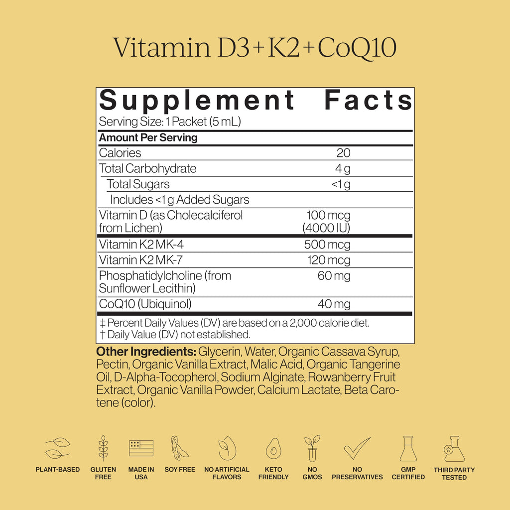 CYMBIOTIKA Liposomal B Vitamins with D3, K2 CoQ10

