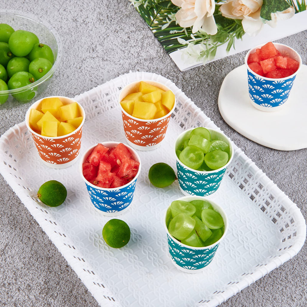 JollyPack Disposable Paper Cups - Floral Pattern

