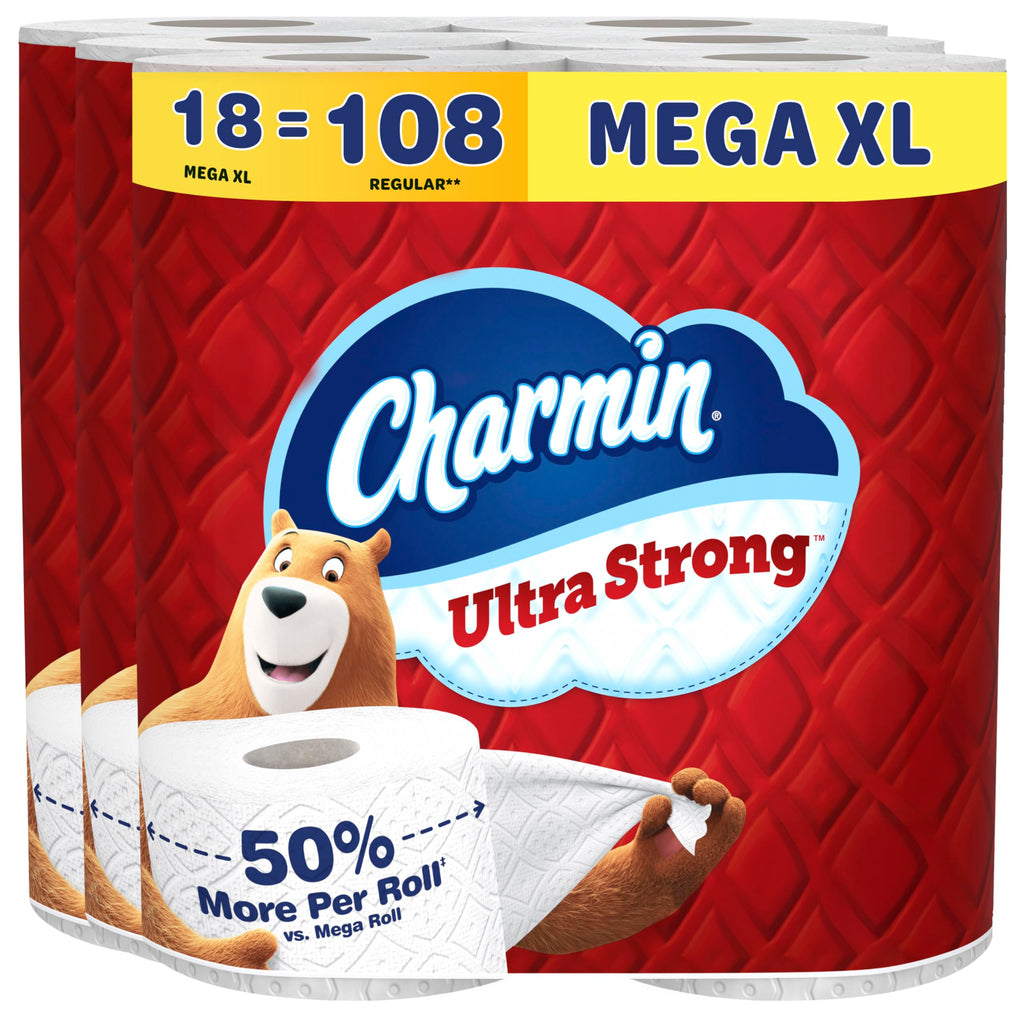 Charmin Ultra Strong Toilet Paper 2-Ply Diamond Weave


