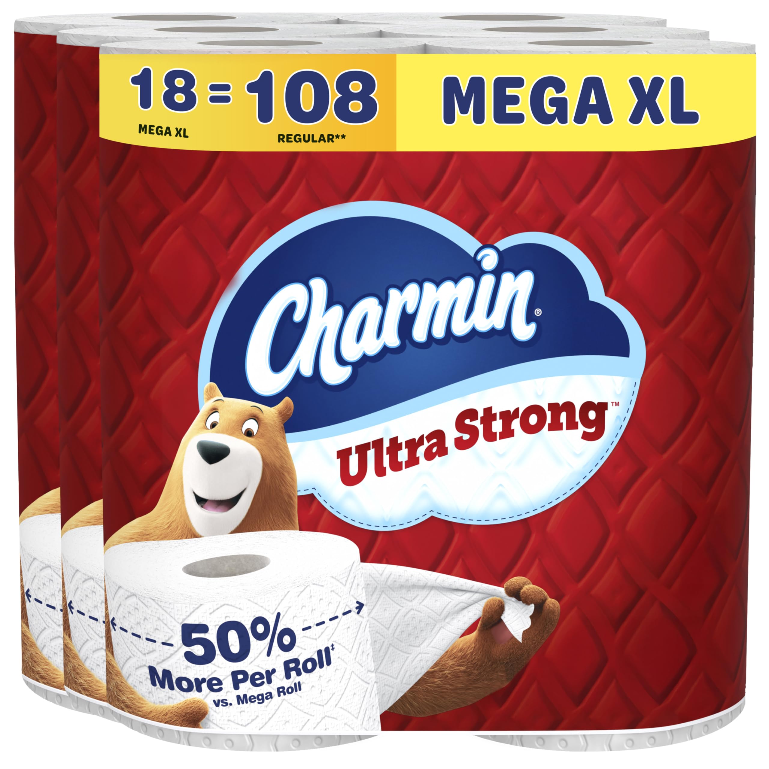 Charmin Ultra Strong Toilet Paper 2-Ply Diamond Weave

