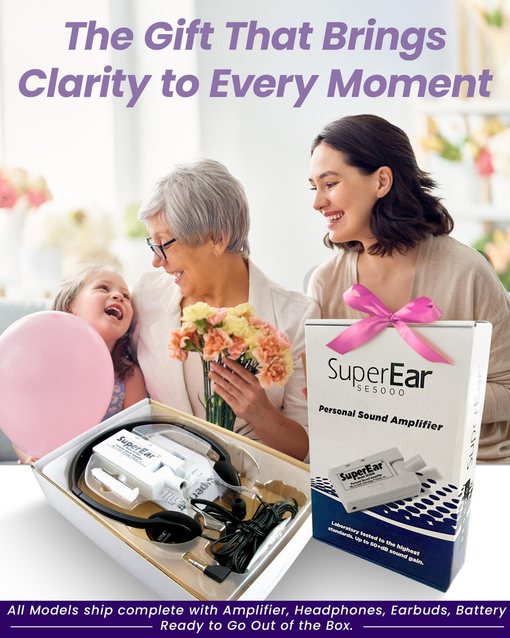 SuperEar SE5000 PSAP Personal Sound Amplifier for Seniors

