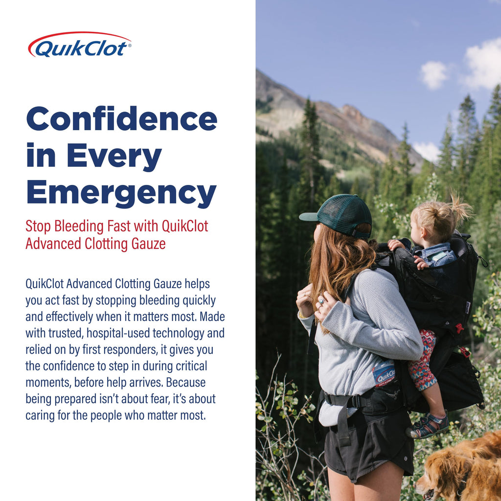 Adventure Medical Kits QuikClot Kaolin Gauze

