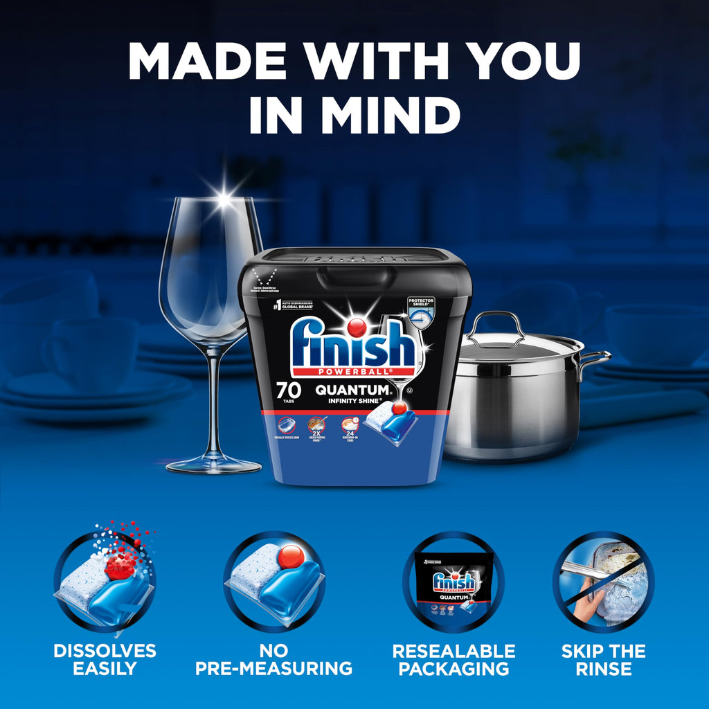 Finish Quantum Infinity Shine Dishwasher Pods

