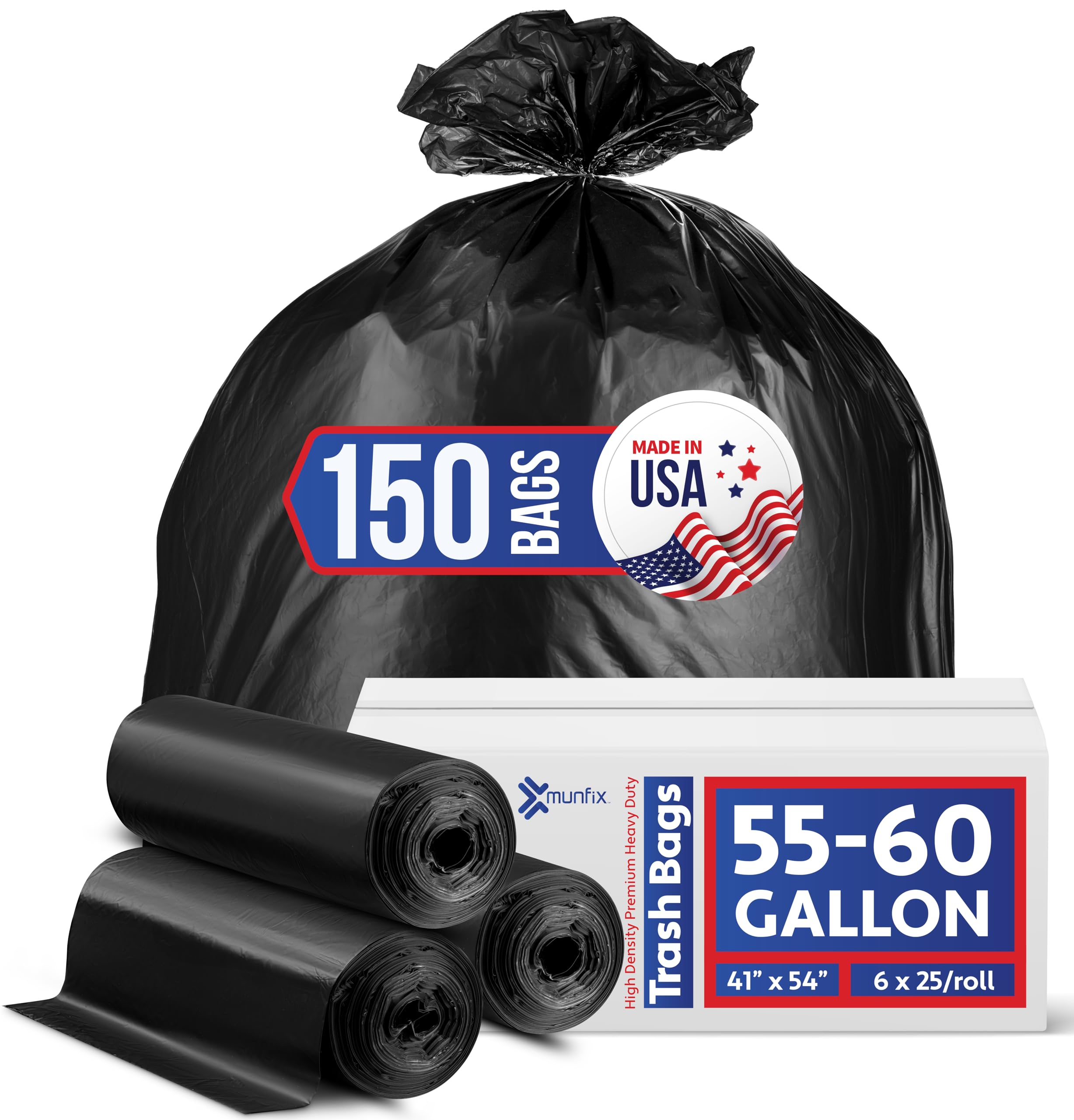 Heavy-Duty Trash Bags | Commercial Grade

