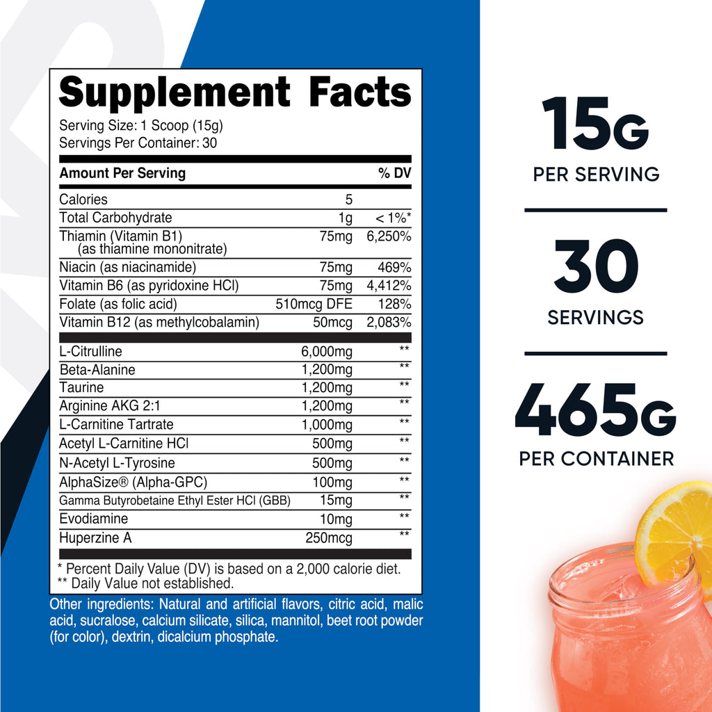 Nutricost Stim-Free Pre-Workout Supplement | Caffeine Free

