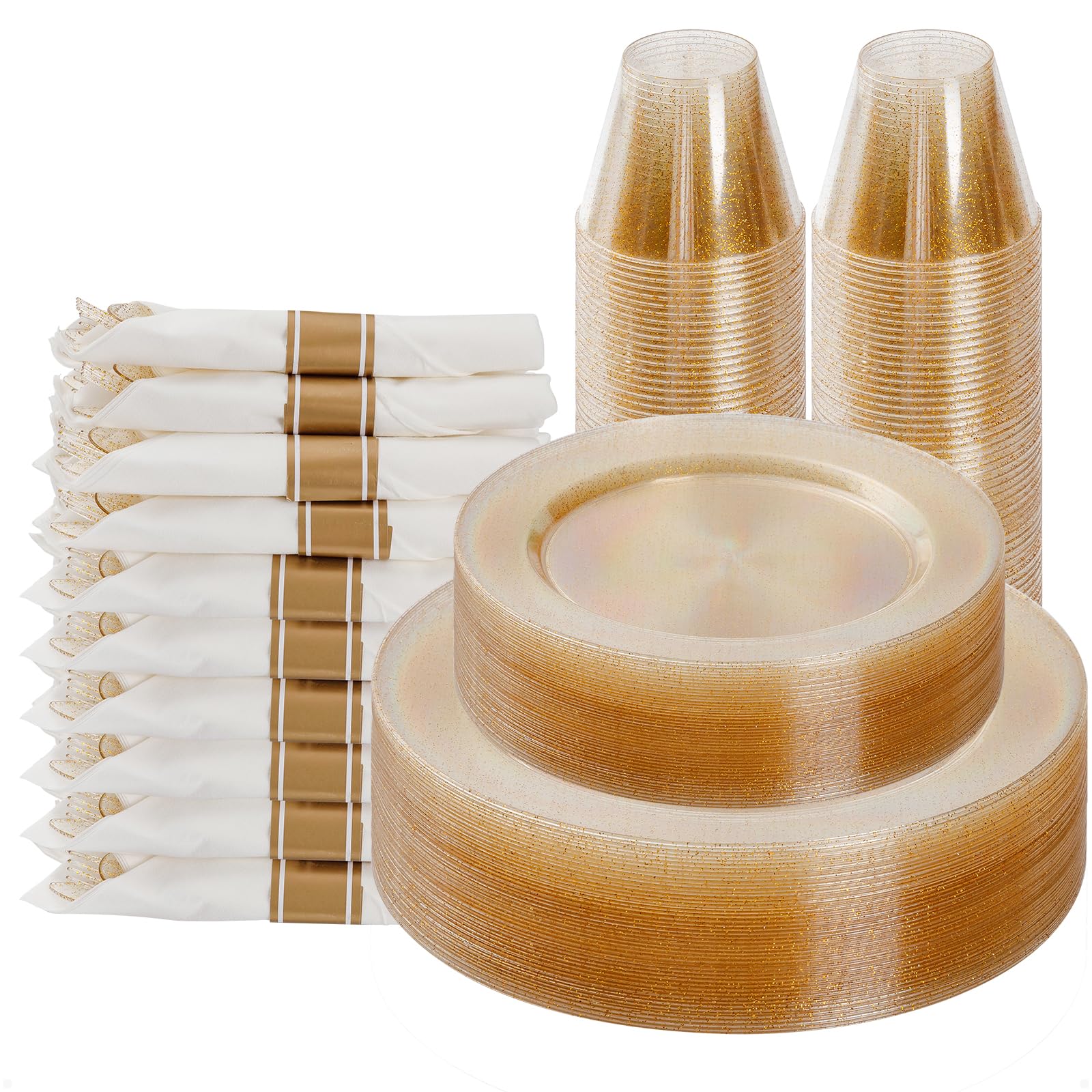 Plastic Dinnerware Set by Goodluck for Parties