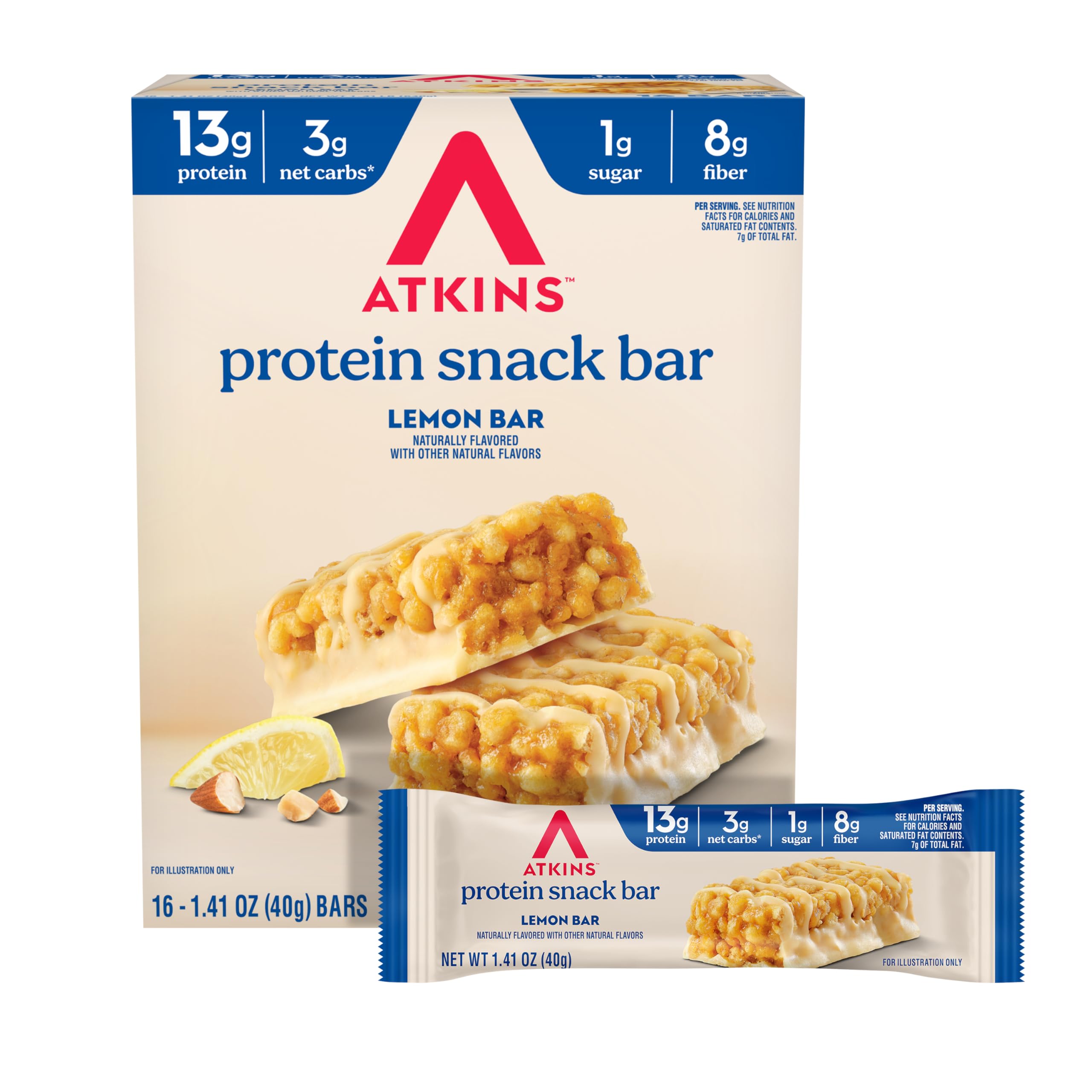 Atkins Keto Protein Bar - Gluten Free On-The-Go Snack

