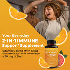Viva Naturals Vitamin C and Zinc Supplement Immune Support

