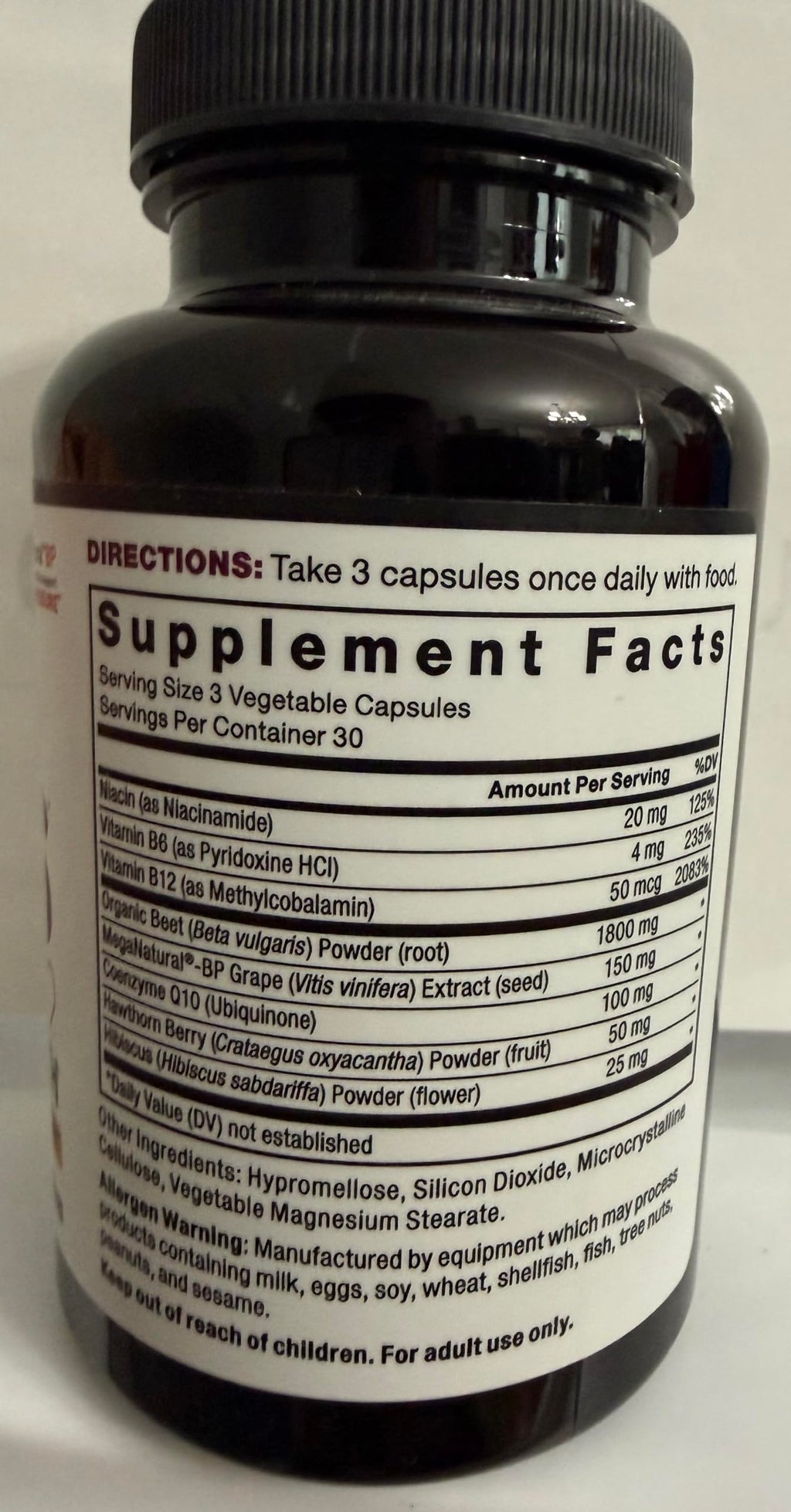 Force Factor Total Beets Heart Health Capsules

