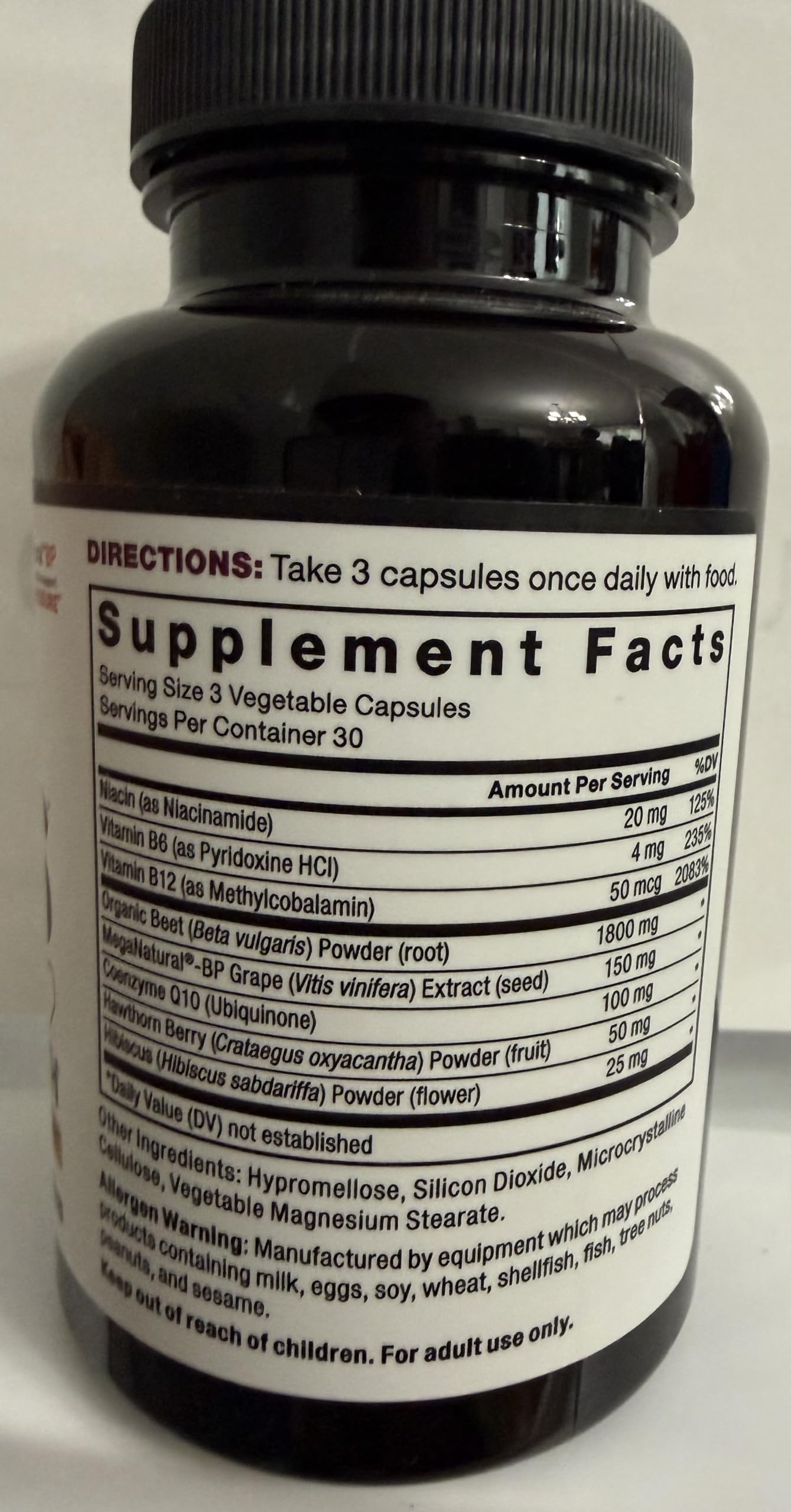Force Factor Total Beets Heart Health Capsules

