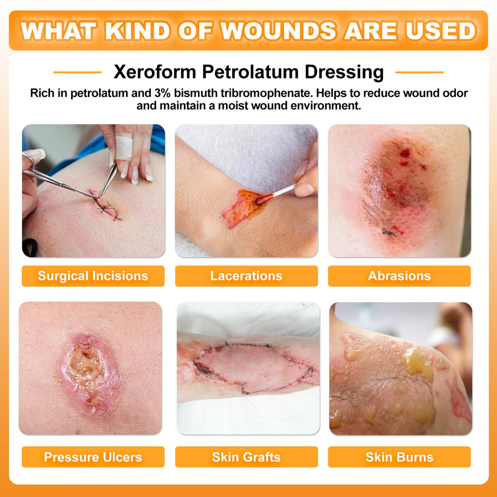 Carbou Medical Xeroform Petrolatum Dressing - Non-Adherent

