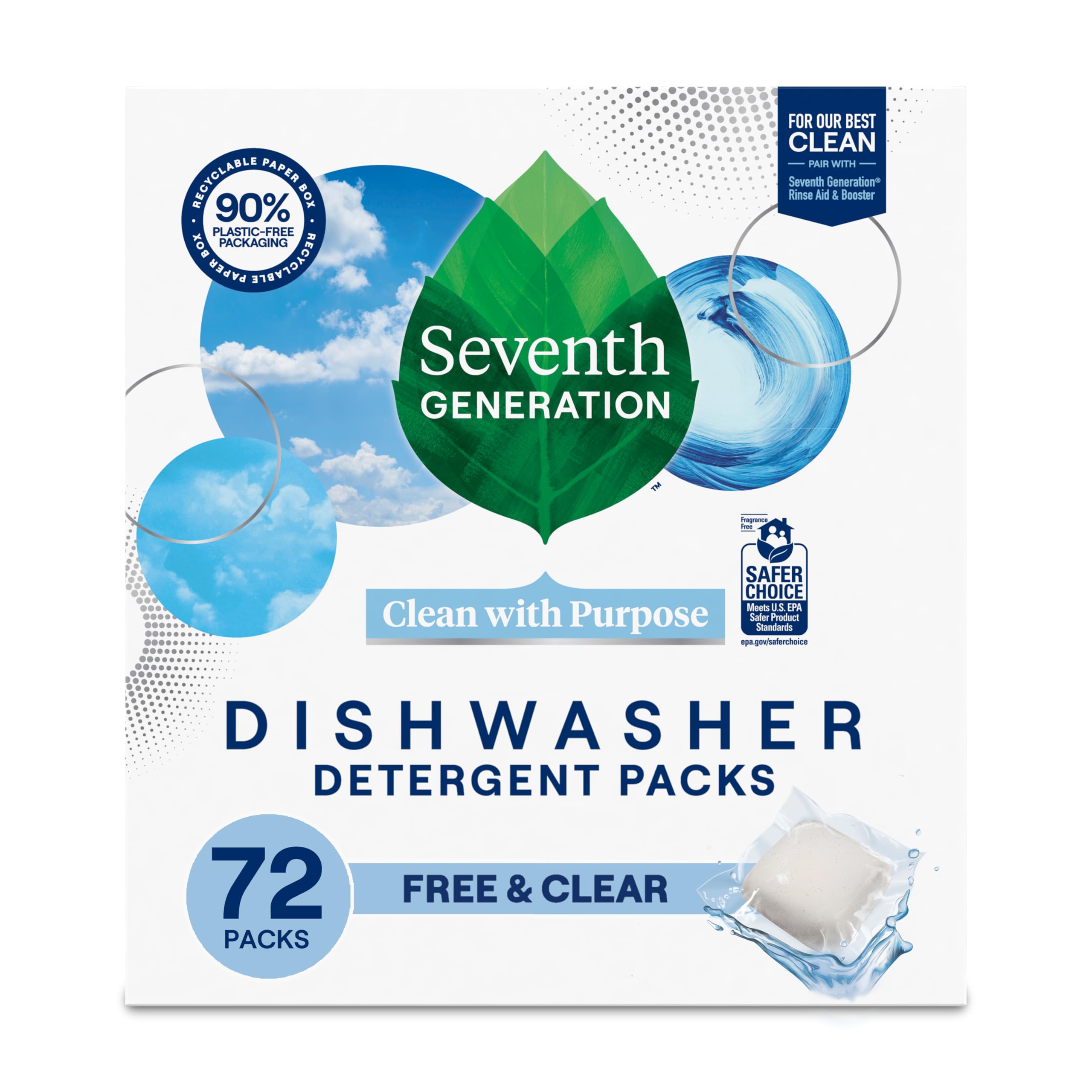 Seventh Generation Dishwasher Detergent Plant-Powered