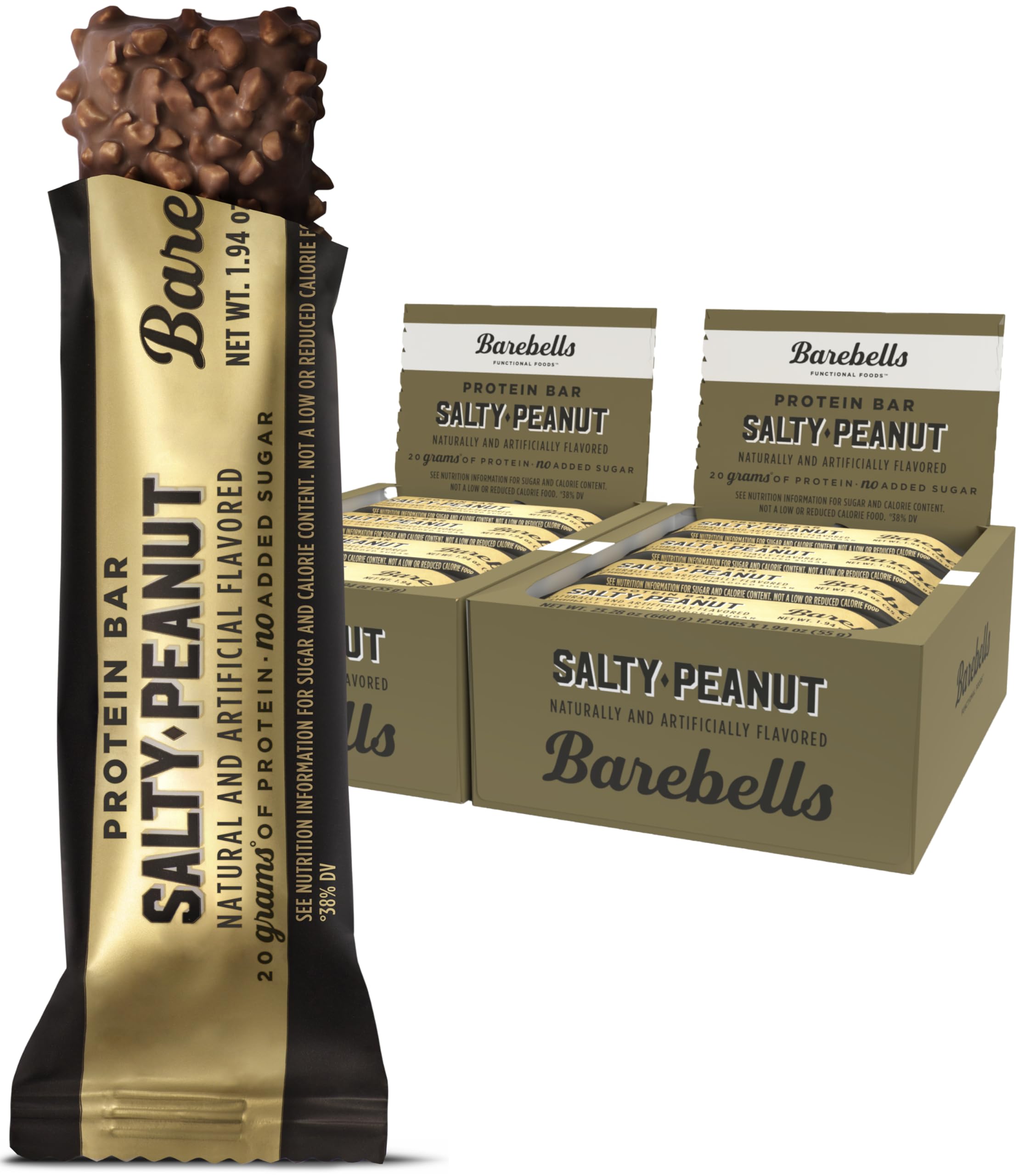 Barebells Protein Bar - 20g Protein, No Added Sugar - High Protein Snack
