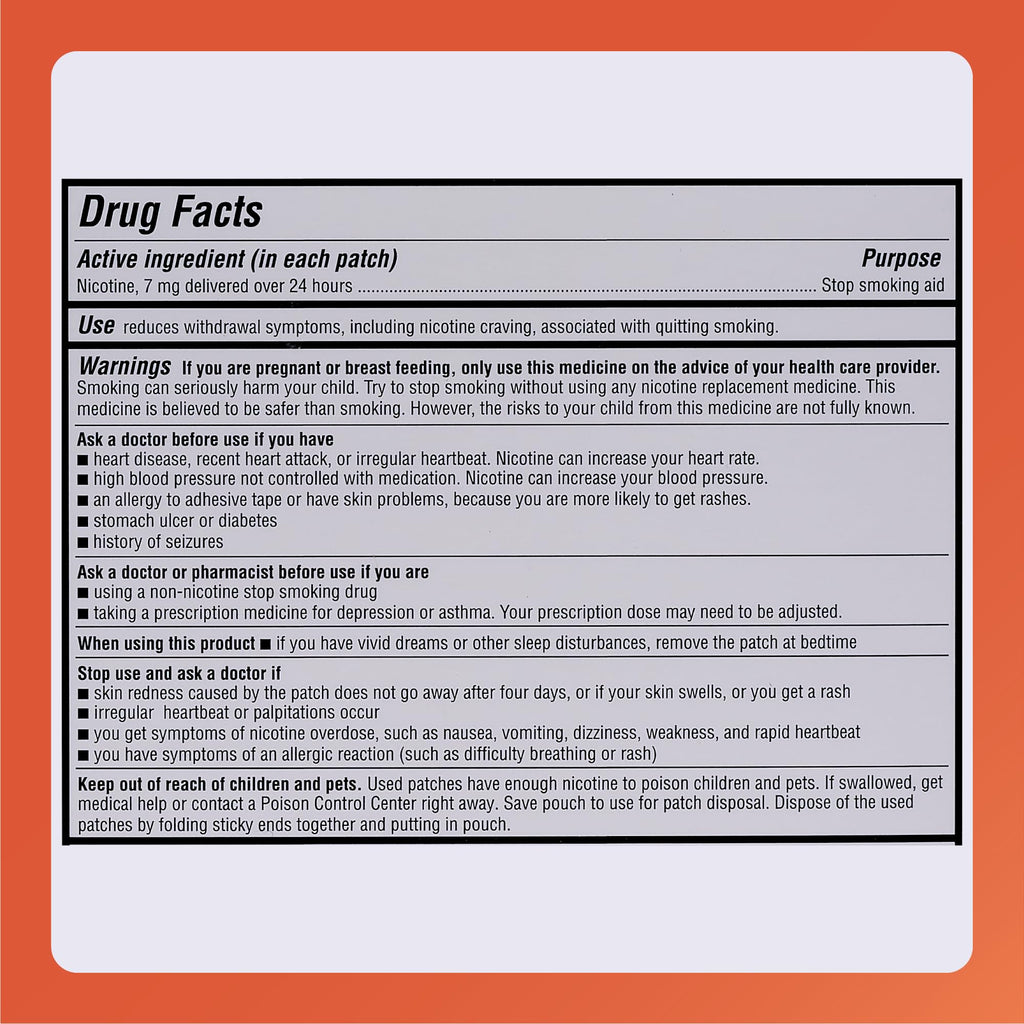 Rugby Clear Nicotine Patch Transdermal Quitting Aid

