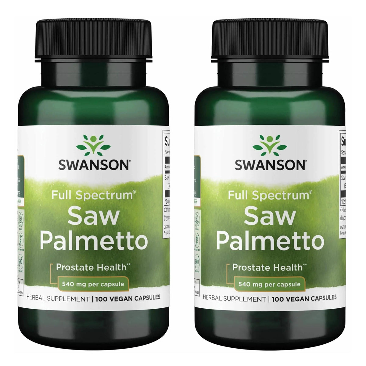 Swanson Saw Palmetto Full Spectrum Herbal Supplement for Prostate Support