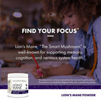 Lion's Mane Powder by Host Defense Mushroom Supplement

