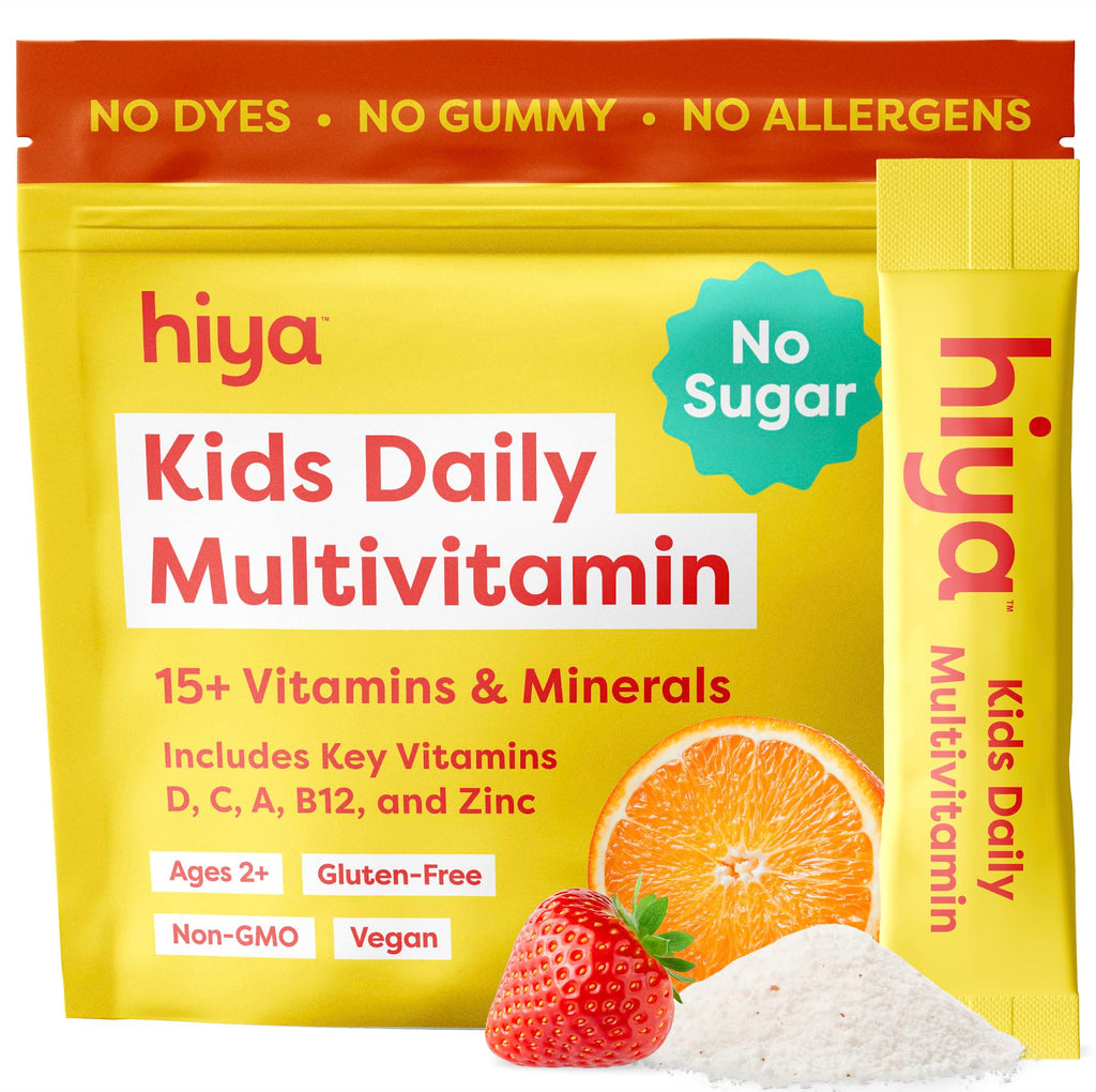 Hiya Kids Multivitamin – Sugar-Free Daily Vitamin for Growth

