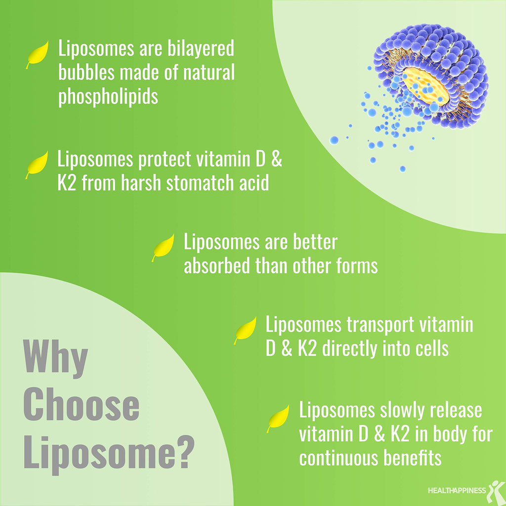 UpNourish Liposomal Vitamin Supplement Bone & Immune Support

