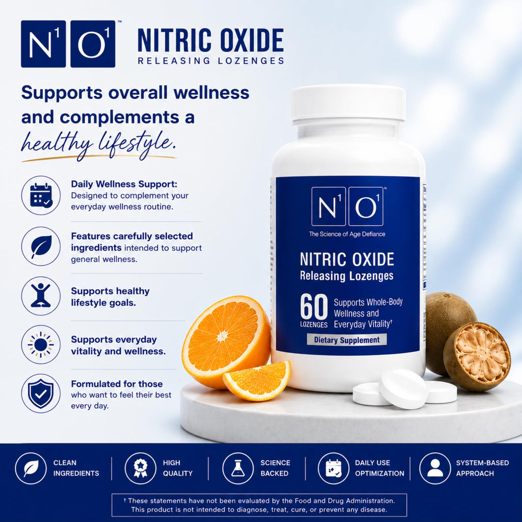 N1O1 Nitric Oxide Lozenges - Dissolvable Supplement

