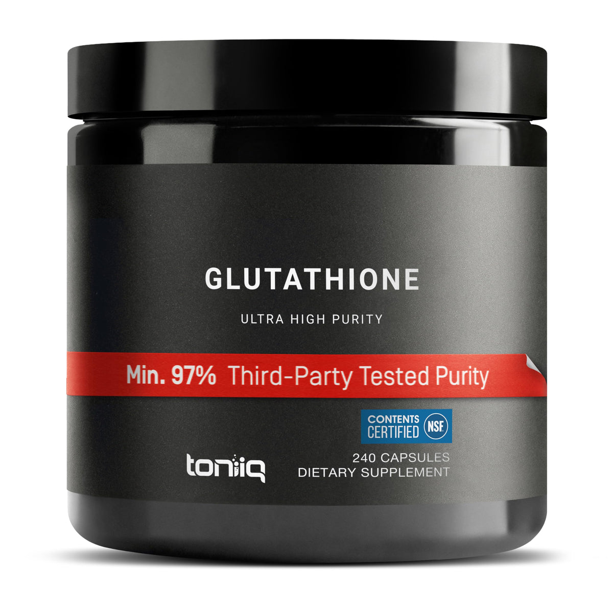 Toniiq Glutathione Capsules - NSF Certified 1000mg Ultra High Strength