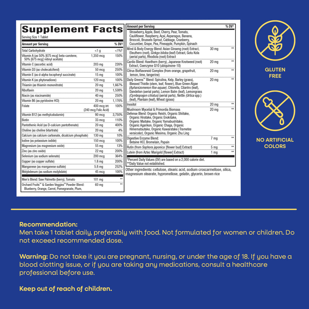 Nature's Way Alive! Men's 50+ Ultra Multivitamin

