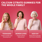 Calcium Citrate Gummies 1200 mg – Vegan Peach Flavor

