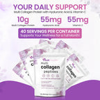 Multi Collagen Peptides Powder Unflavored Collagen Protein

