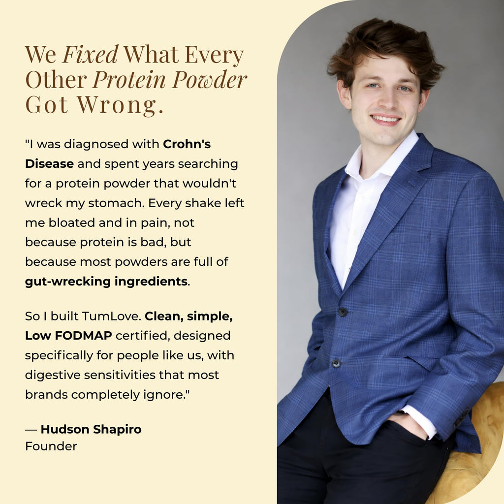 TumLove Vegan Protein Powder - Low FODMAP Certified

