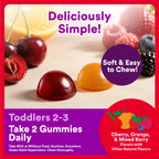 SmartyPants Organic Toddler Multivitamin Gummies | Gluten Free

