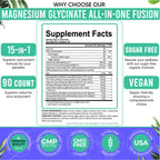 Adndale Magnesium Glycinate Gummies 400 mg | Wellness Blend

