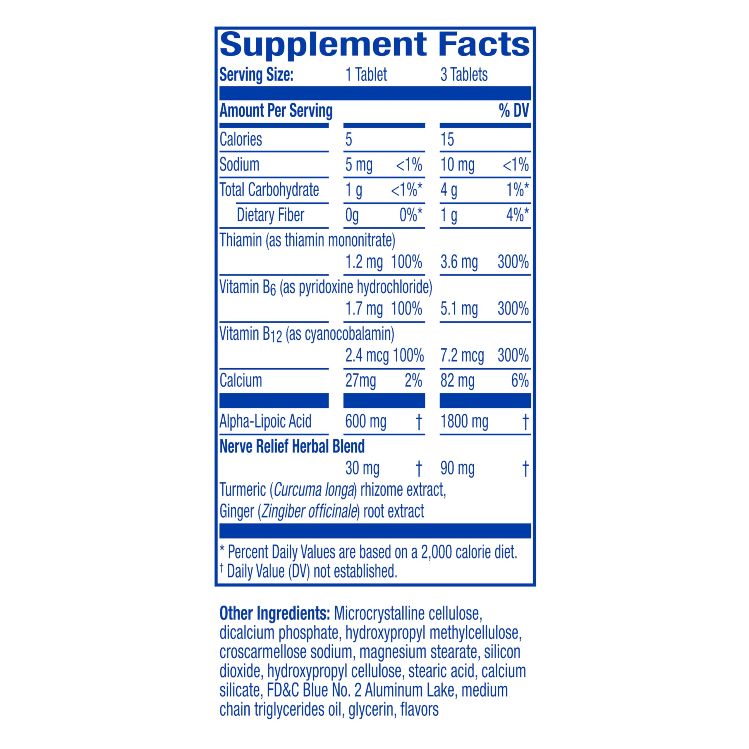 NERVIVE Nerve Relief Supplement with Alpha Lipoic Acid


