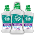 Tom's of Maine Whole Care Fluoride Mouthwash | Alcohol-Free

