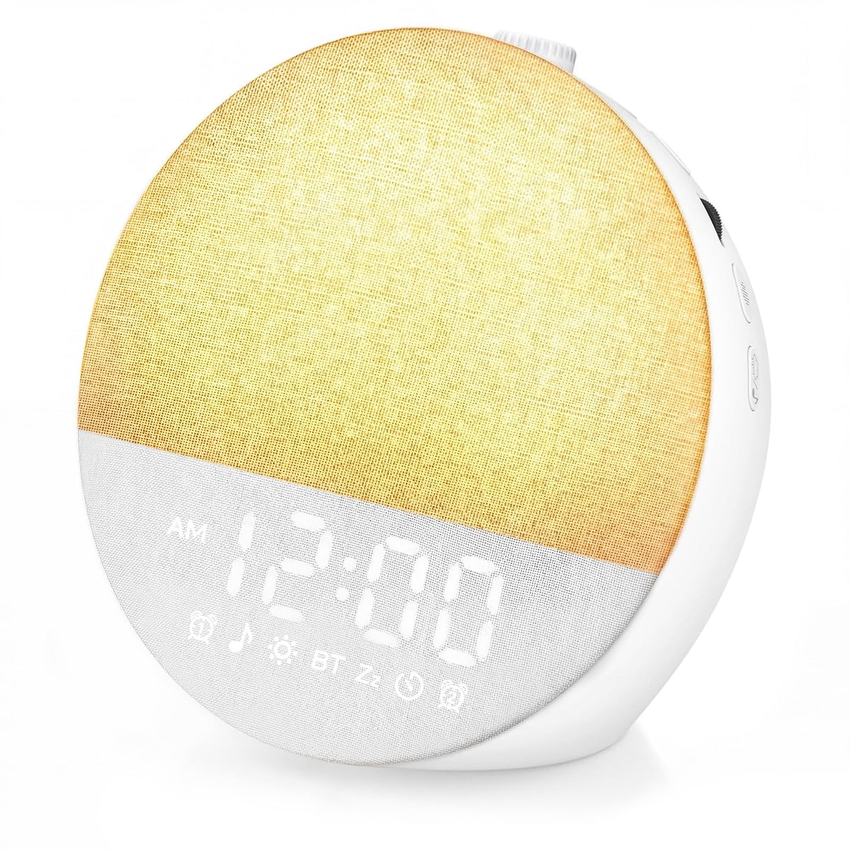 Geuuap Sunrise Alarm Clock with Sleep Sounds, Bluetooth Speaker, Dimmable Light