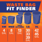 Hefty Trash Bags Ultra Strong 13 Gallon Drawstring

