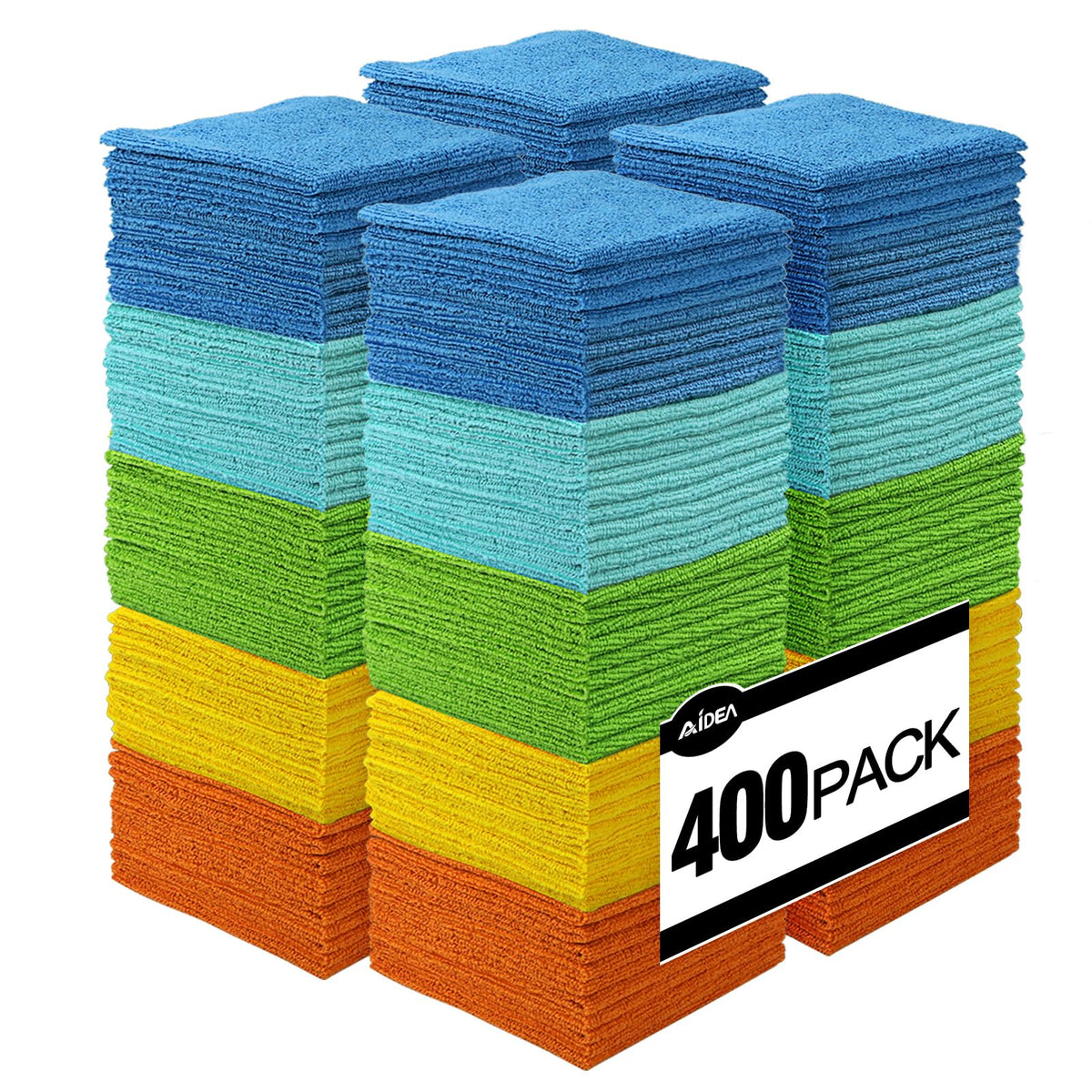 AIDEA Microfiber Cleaning Cloths – Soft, Absorbent Towels