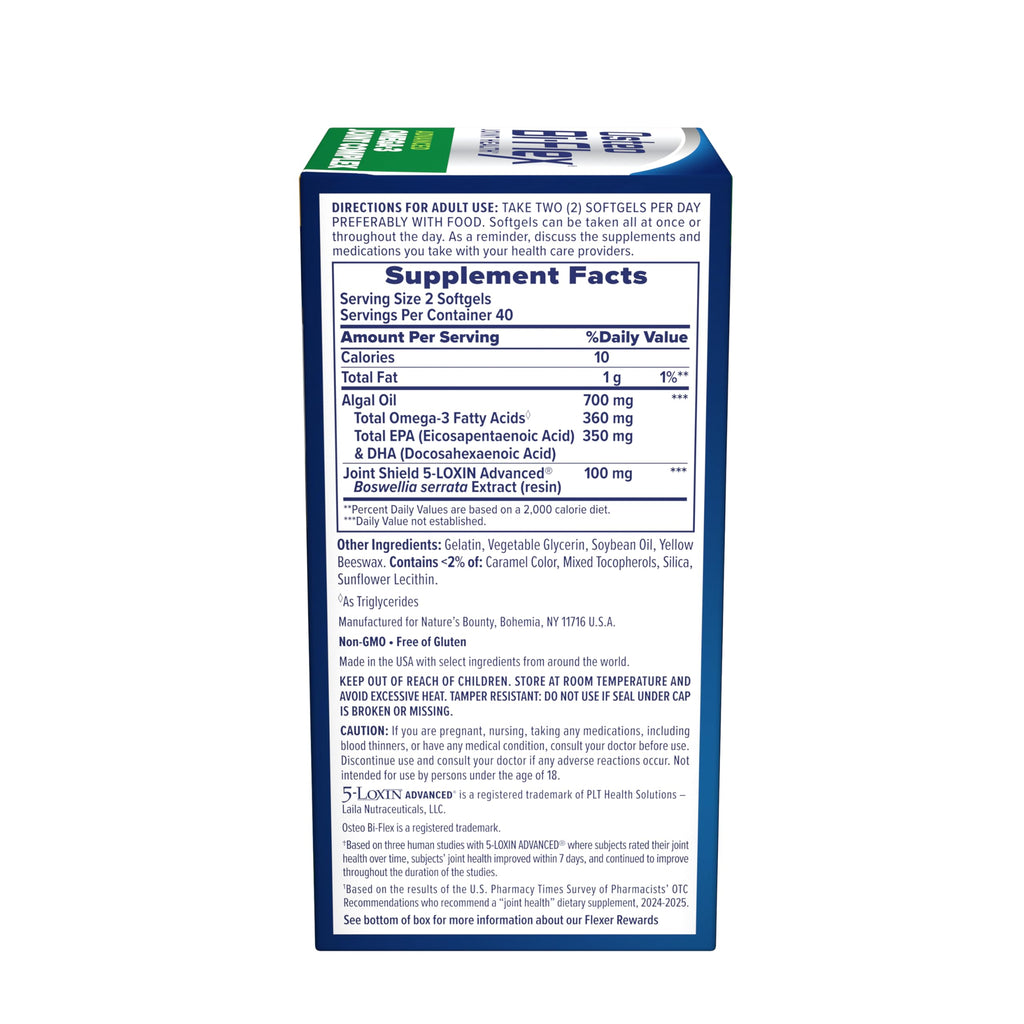 Osteo Bi-Flex Advanced Omega-3 Joint Complex | Algae Oil

